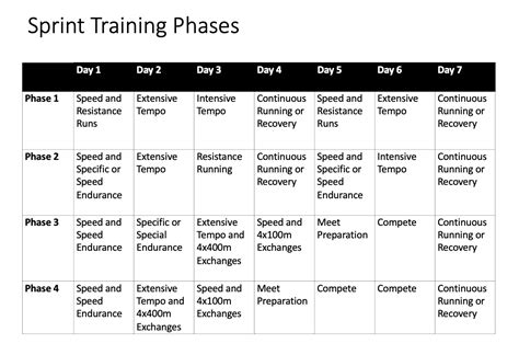 sprint training program pdf